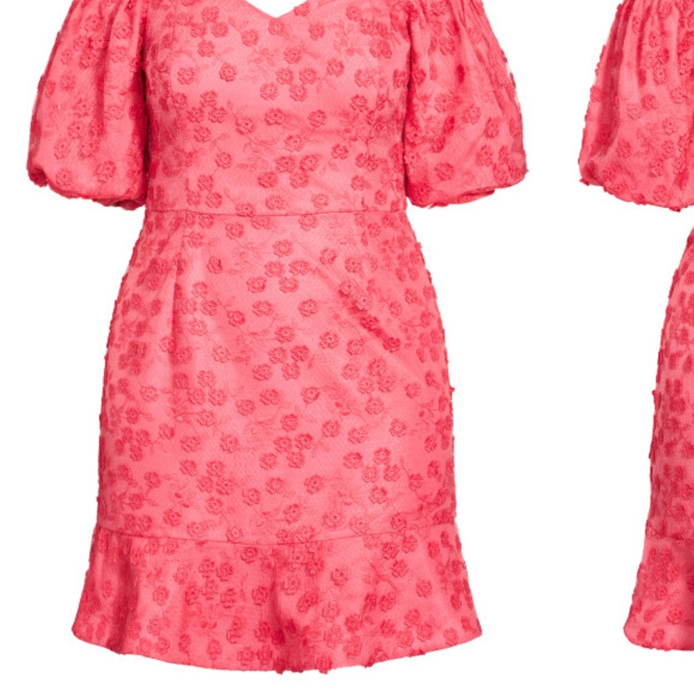 City Chic Women's Floral Detail Sweetheart Neckline Bodice Mini Party Dress 20